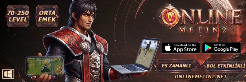 OnlineMt2 Mobil ve PC Uyumlu Metin2: 70-250 Seviye, Orta Emek, Bol Etkinlik ve Güvenli Ticaret İmkanıyla!