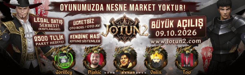 Jotun Mt2 : 55-120 Seviye, Otomatik Av, BattlePass ve TL Ödüllü Oynanış!